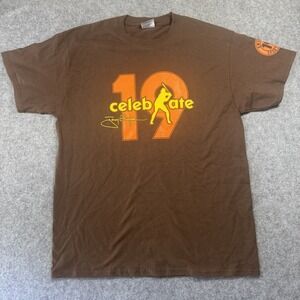Port and Company Tony Gwynn Celebrate 19 T-Shirt Large Brown Graphic Tee